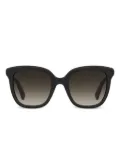 Moschino Eyewear logo-lettering sunglasses - Black