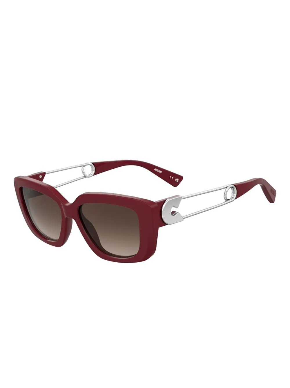 Moschino Safety Pin sunglasses Rood
