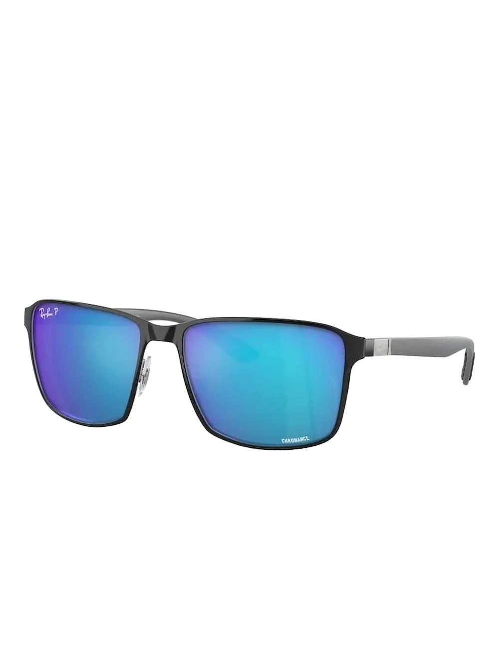 Ray-Ban RB3721 rectangle-frame sunglasses Zwart