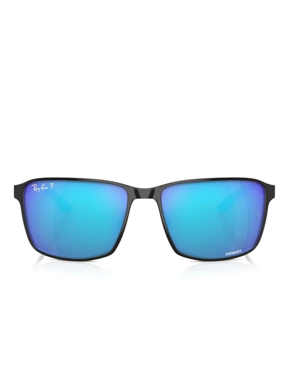 Ray-Ban RB3721 rectangle-frame sunglasses Zwart