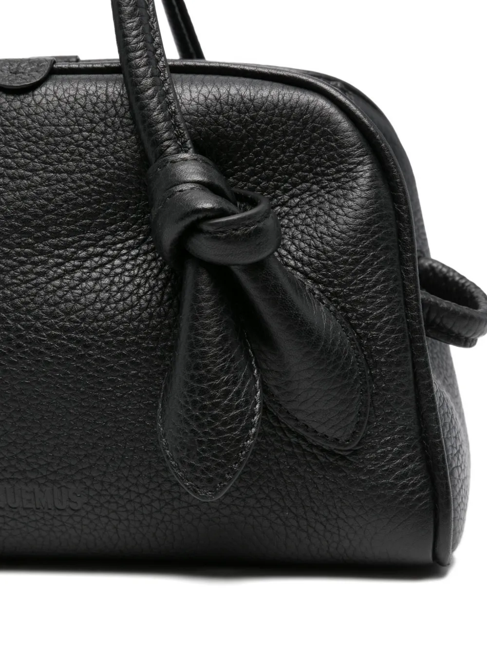 Jacquemus The Turismo kleine leren shopper Zwart
