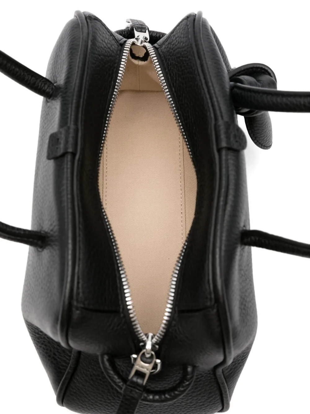 Jacquemus The Turismo kleine leren shopper Zwart