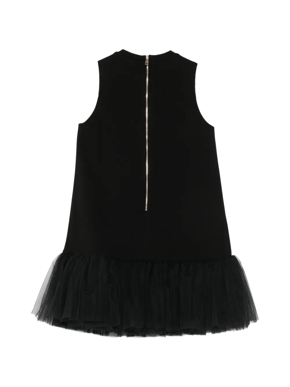Balmain Kids Jurk verfraaid met knoop Zwart