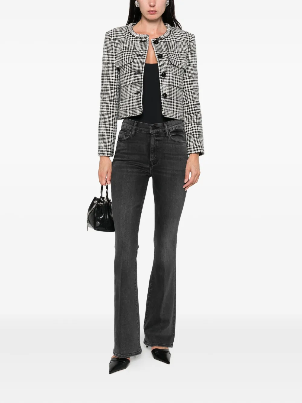 MOTHER The Weekender jeans Zwart