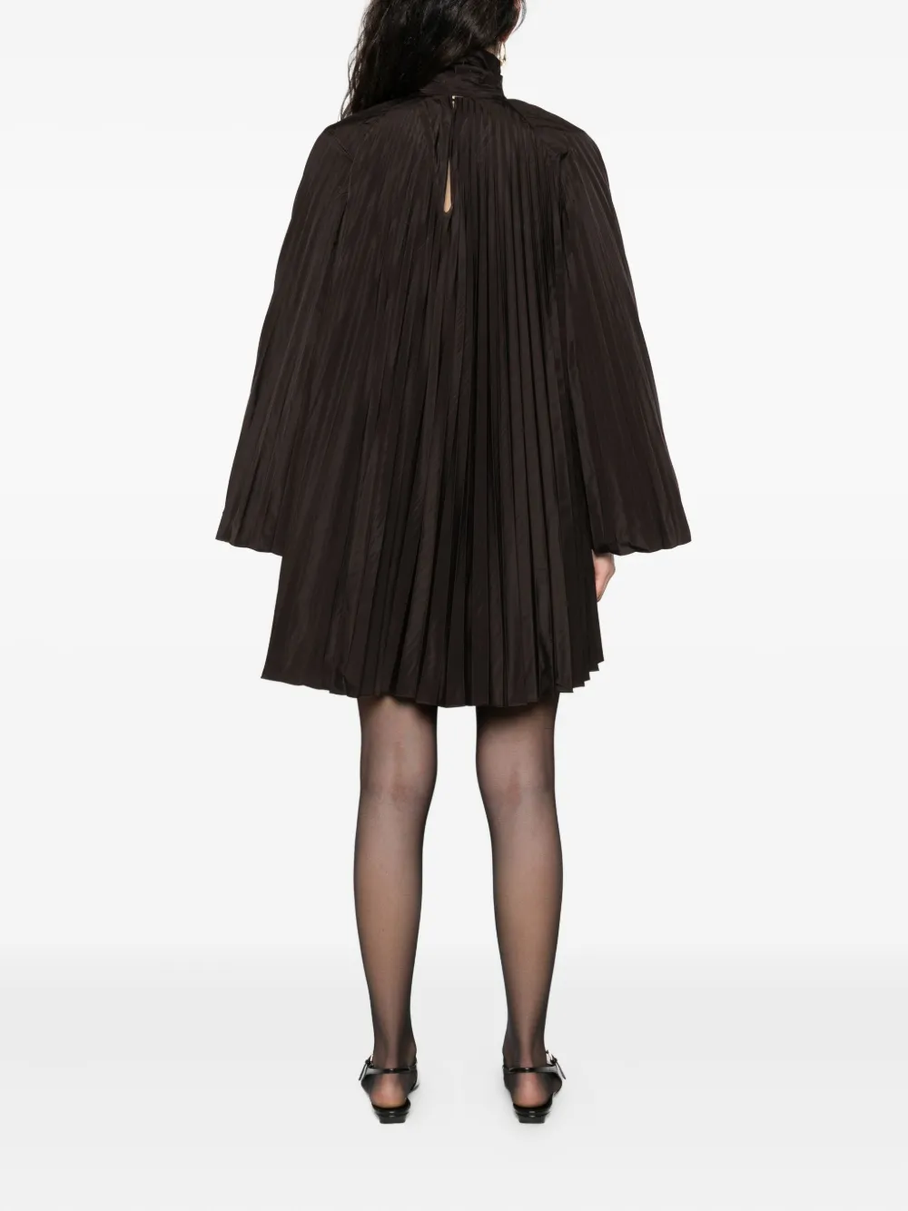 P.A.R.O.S.H. Jurk met strikdetail Bruin