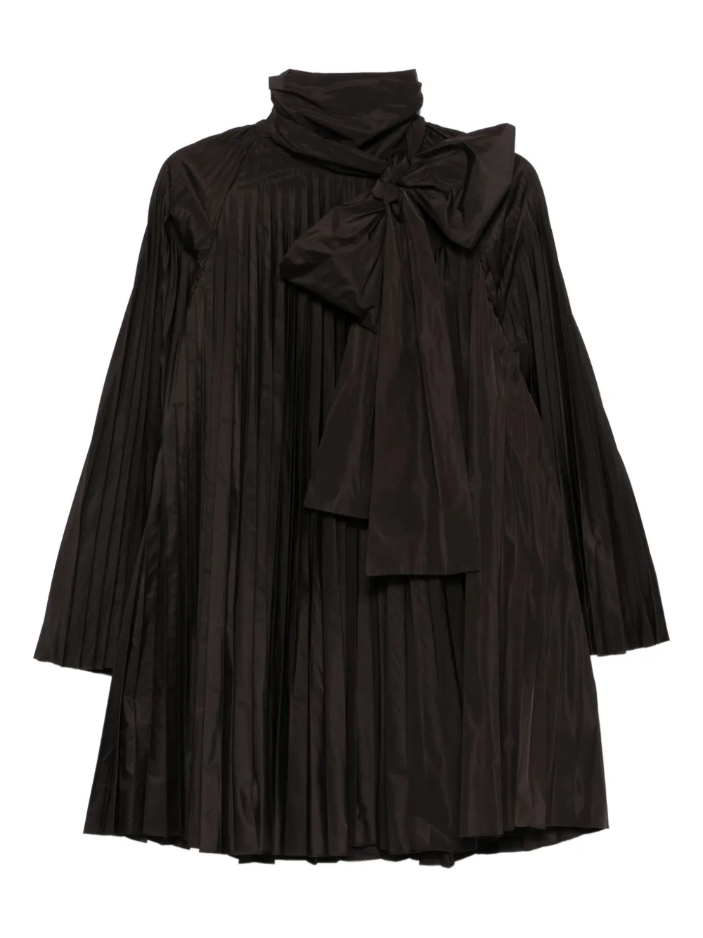 P.A.R.O.S.H. Jurk met strikdetail Bruin