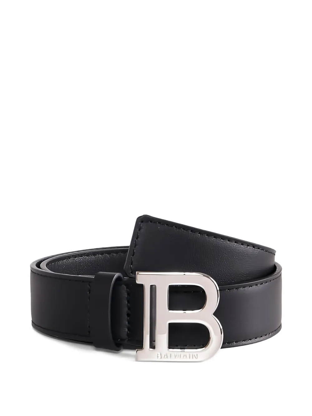 Balmain Kids buckle-fastening leather belt - Nero