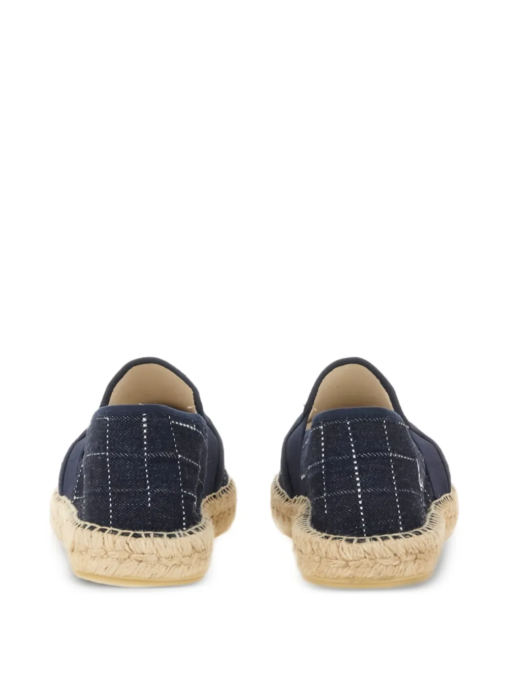 Kenzo grid-pattern espadrilles Blue