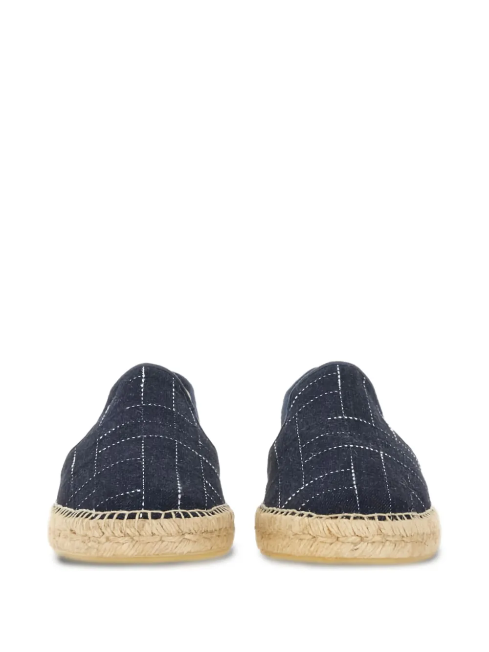 Kenzo grid-pattern espadrilles Blue
