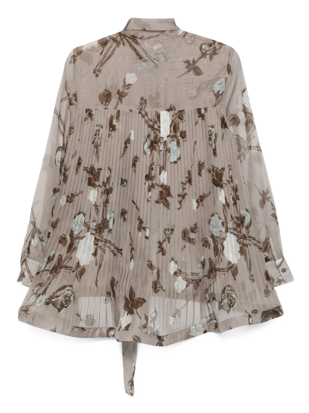 P.A.R.O.S.H. pleated floral-print blouse | Blouses | Image 2