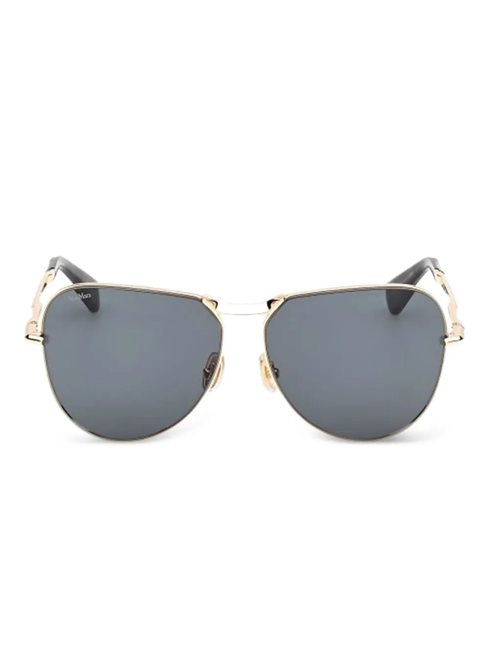Max Mara Eyewear pilot-frame sunglasses | Gold | Image 1