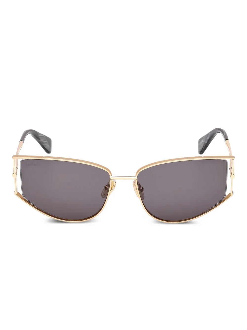 Max Mara Eyewear Occhiali da sole geometrici - Oro