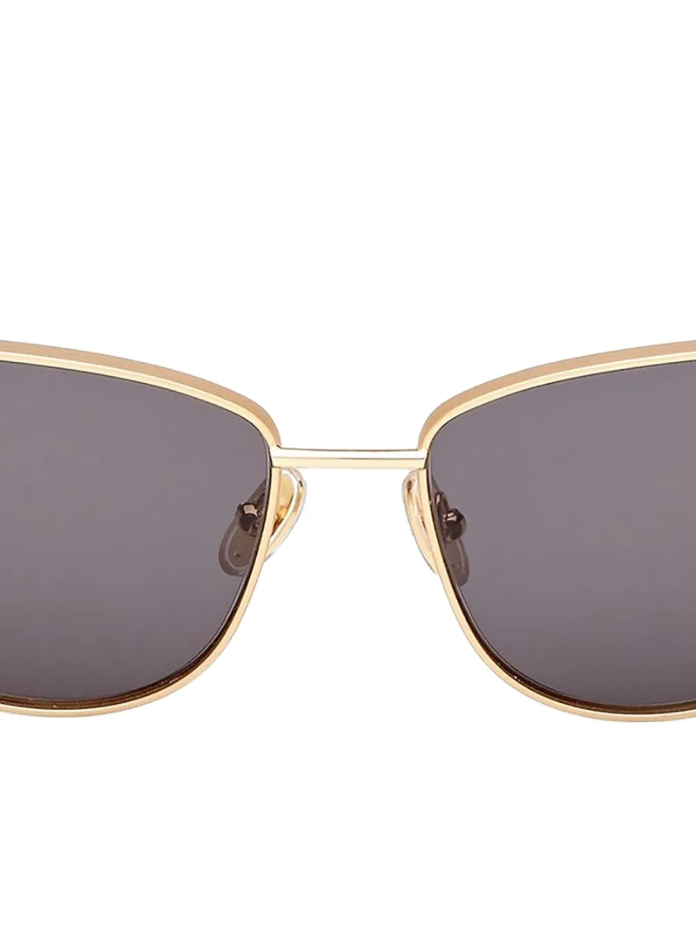Max Mara Eyewear Zonnebril met geometrisch montuur Goud