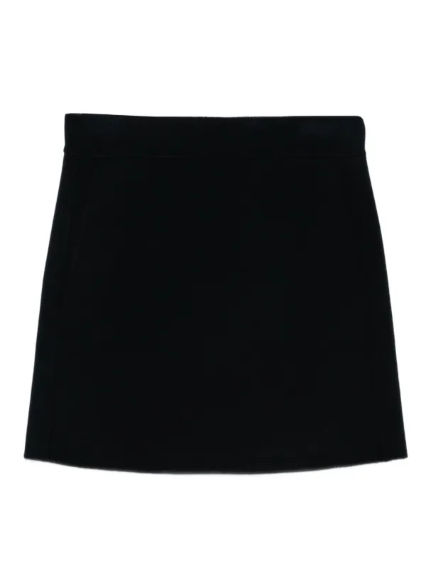 'S Max Mara◆ウール ミニスカート S Max Mara ミニスカート | ブルー | FARFETCH JP