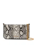 Michael Kors small Bryant snakeskin-print chain-strap shoulder bag - Neutrals