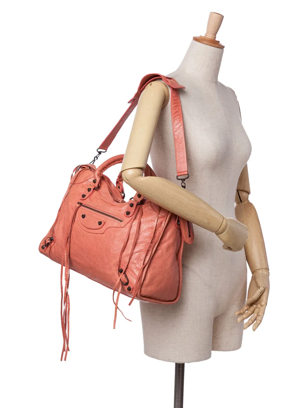 Balenciaga Pre-Owned 2014 Lambskin Motocross Classic City satchel | Pre-Owned | Image 2
