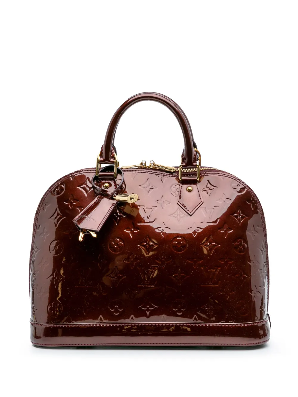 Louis Vuitton Pre-Owned 2013 Monogram Vernis Alma PM handbag - レッド Louis Vuitton Pre-Owned 2013 Monogram Vernis Alma PM handbag - レッド