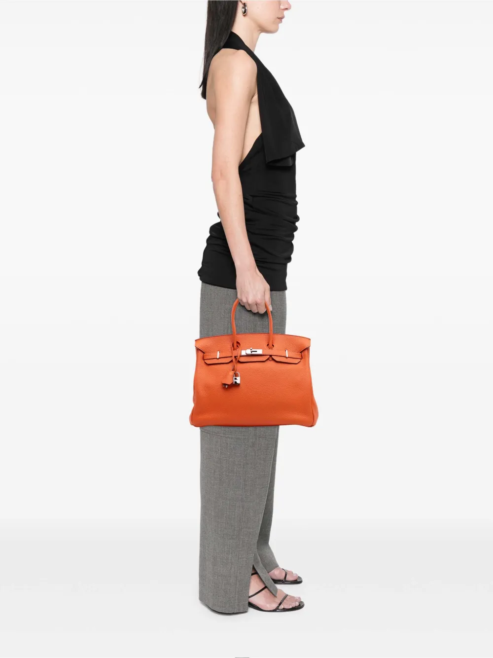 Hermès Pre-Owned 2009 Togo Birkin Retourne 35 handbag | Pre-Owned | Image 2