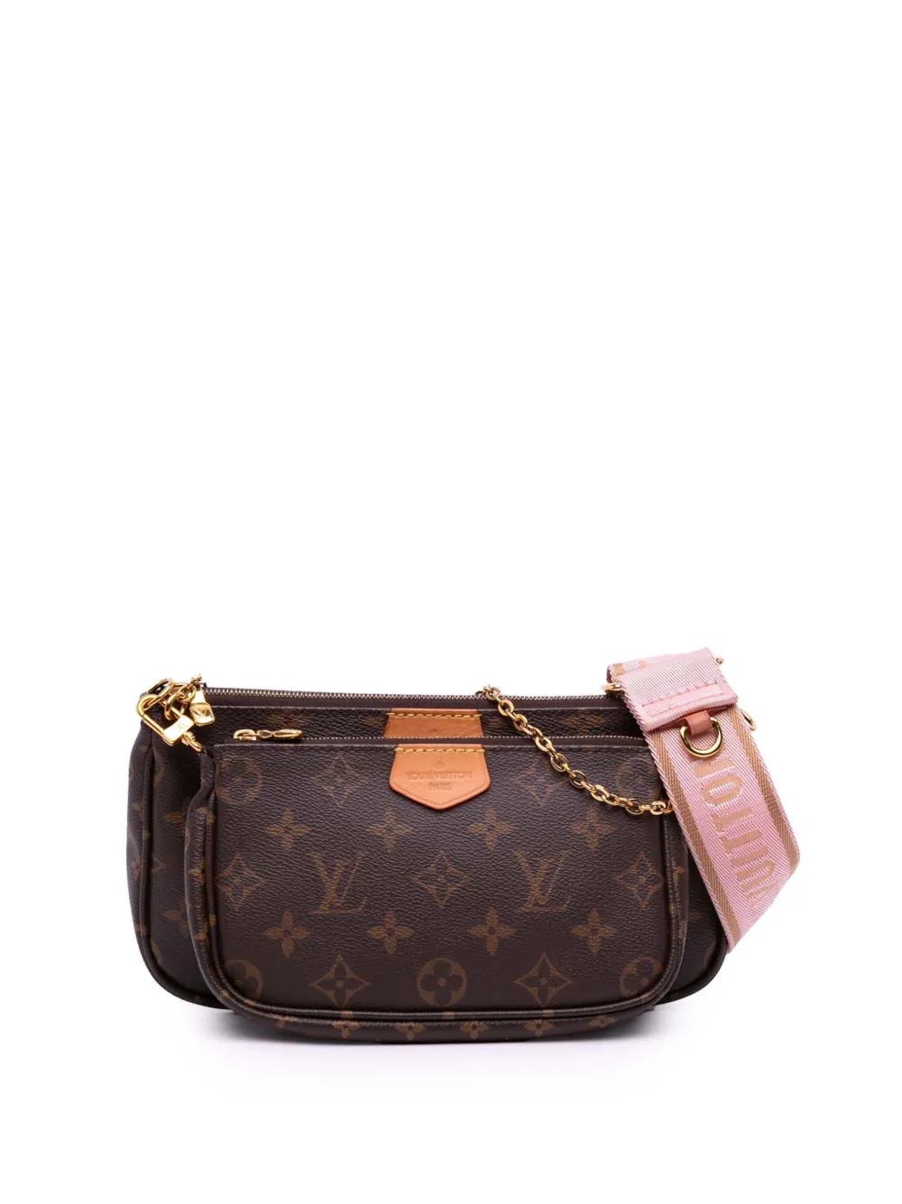Louis Vuitton Pre-Owned 2020 Monogram Multi Pochette Accessoires satchel | Brown | Image 1