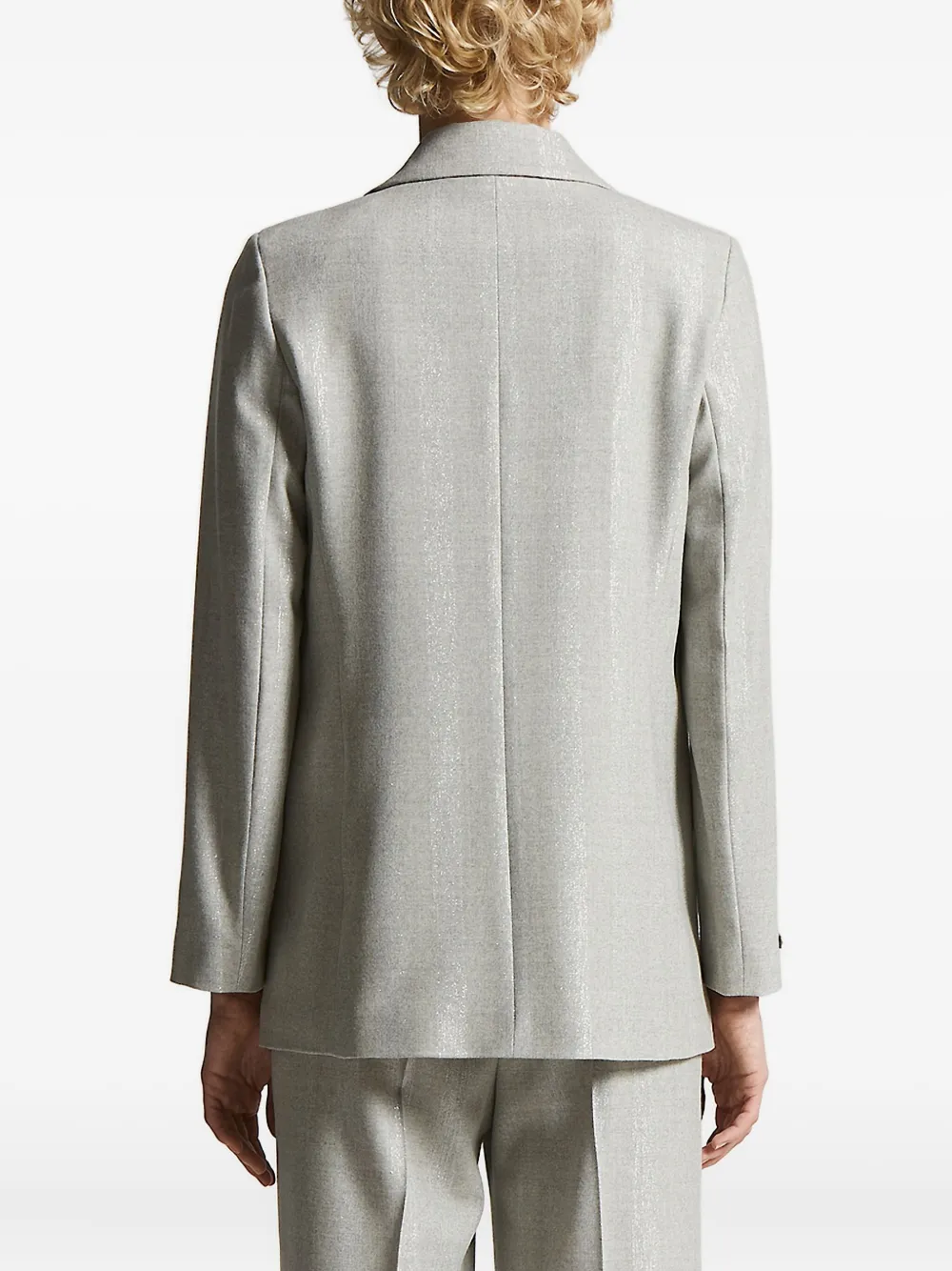 Peserico single-breasted blazer Grijs