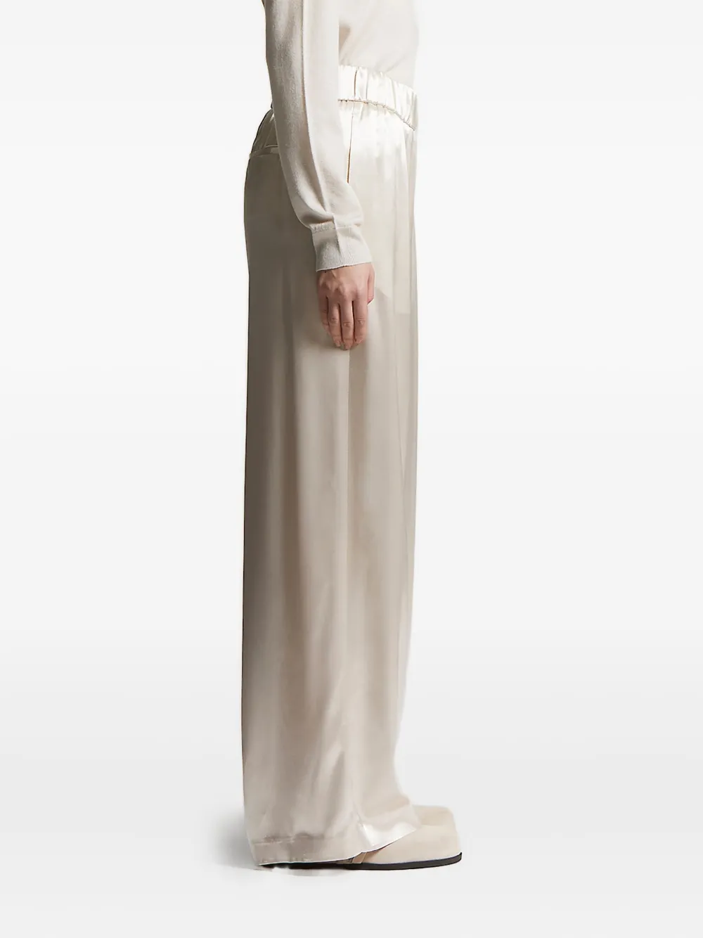 Peserico elastic-waist trousers - Wit