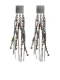Peserico beaded earrings - Silver