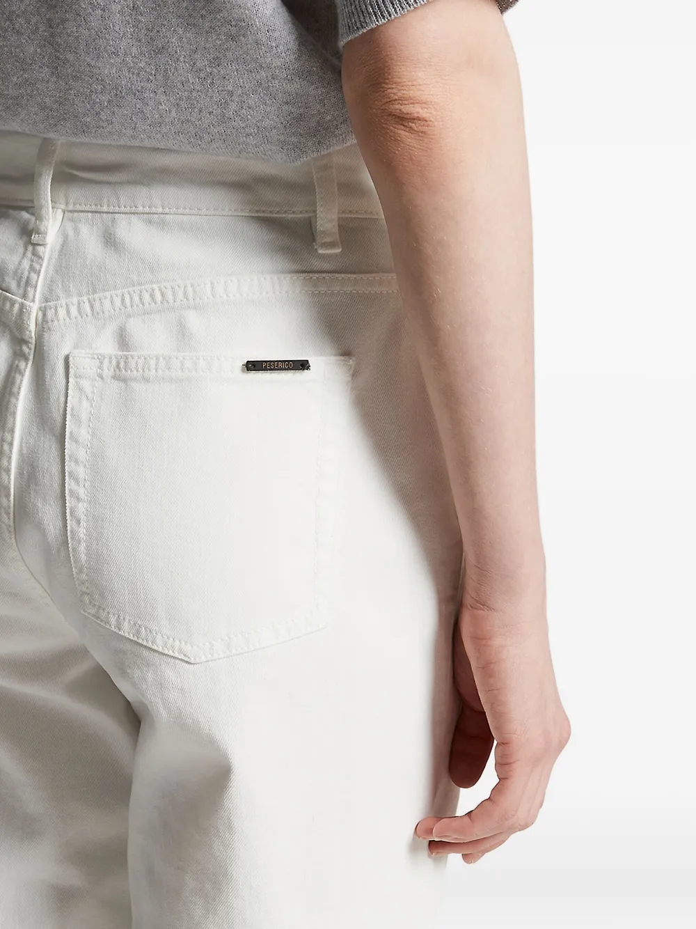 Peserico five-pocket denim jeans Wit