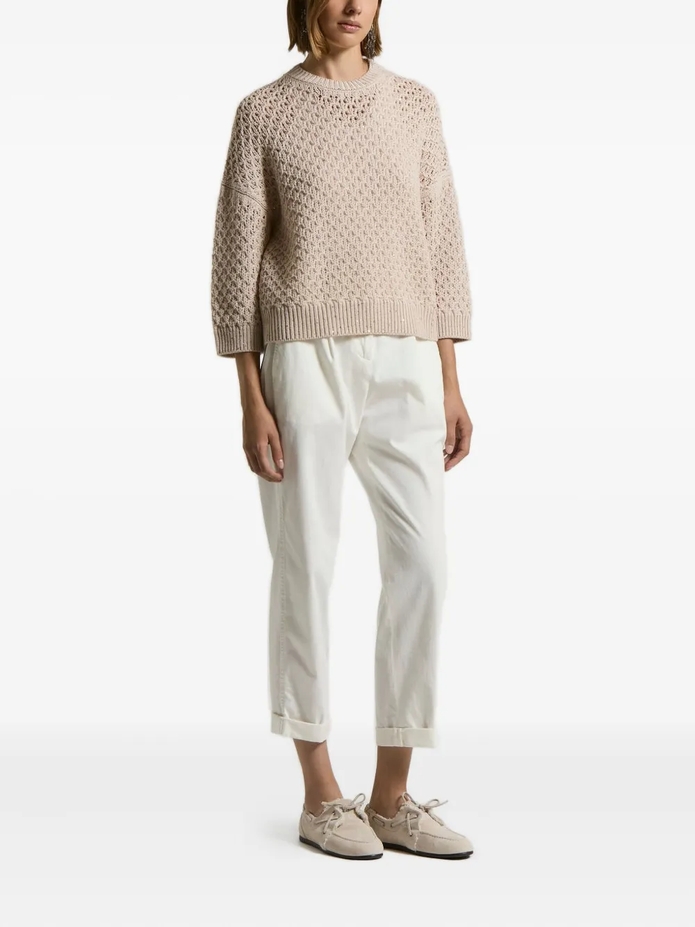 Peserico open-knit sweater | Knitted Sweaters | Image 2