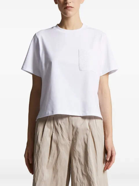 Peserico pocket-embellished T-shirt