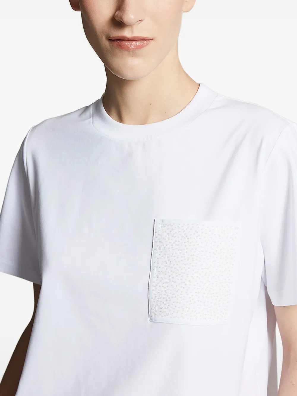 Peserico pocket-embellished T-shirt Wit