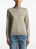 Peserico zip-detail turtleneck sweater - Green
