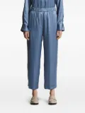 Peserico elastic-waist trousers - Blue