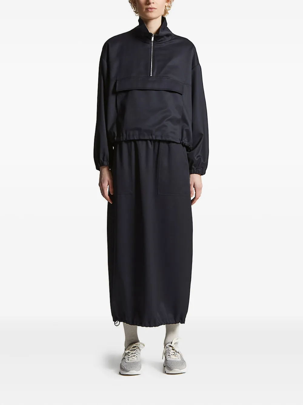 Peserico half-zip pocket sweatshirt Zwart