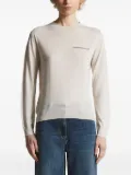 Peserico embellished crew-neck sweater - Neutrals