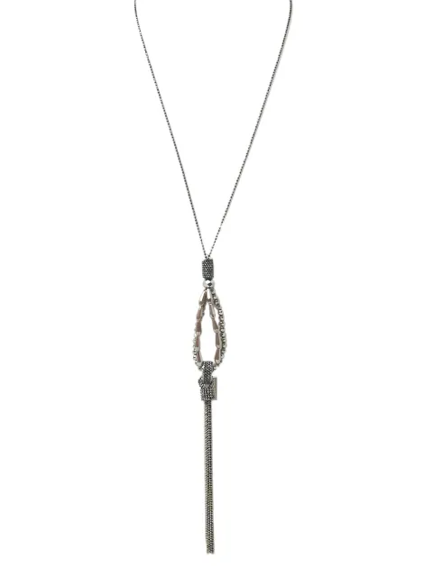 Peserico tassel beaded necklace