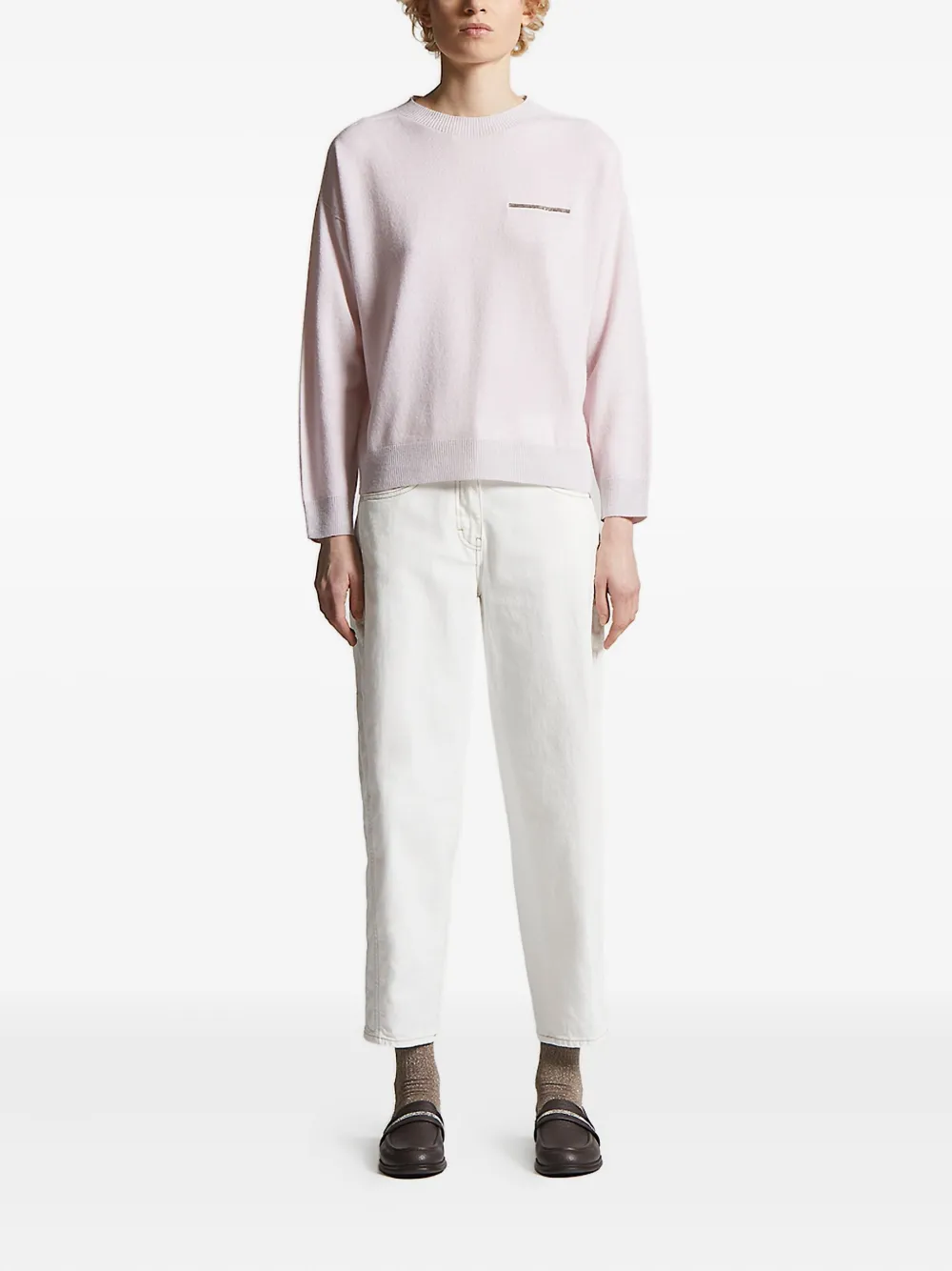 Peserico straight-leg trousers - Wit