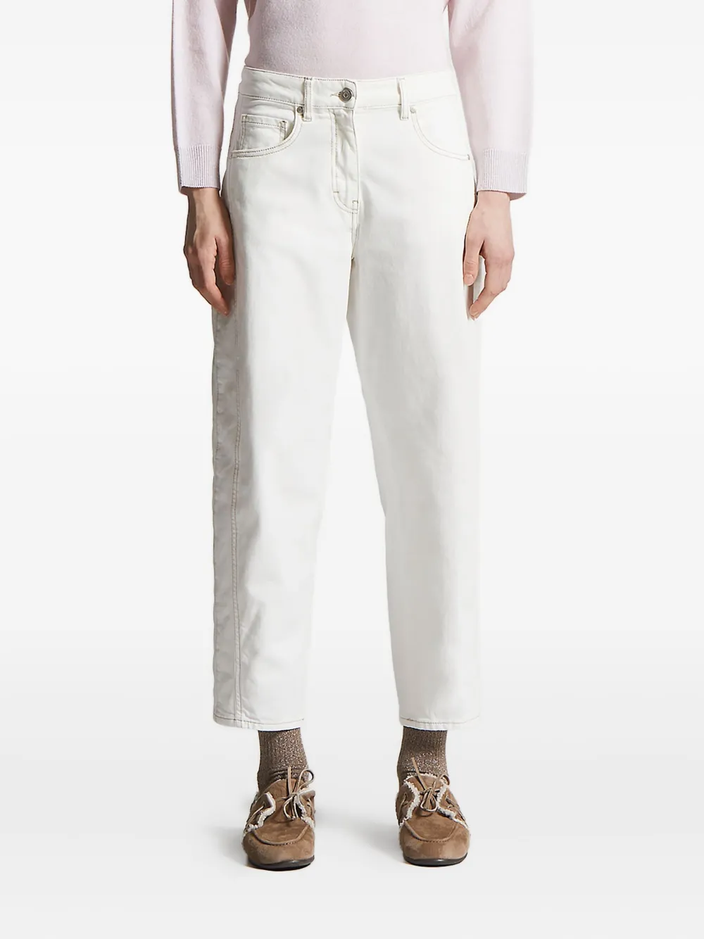 Peserico straight-leg trousers Wit