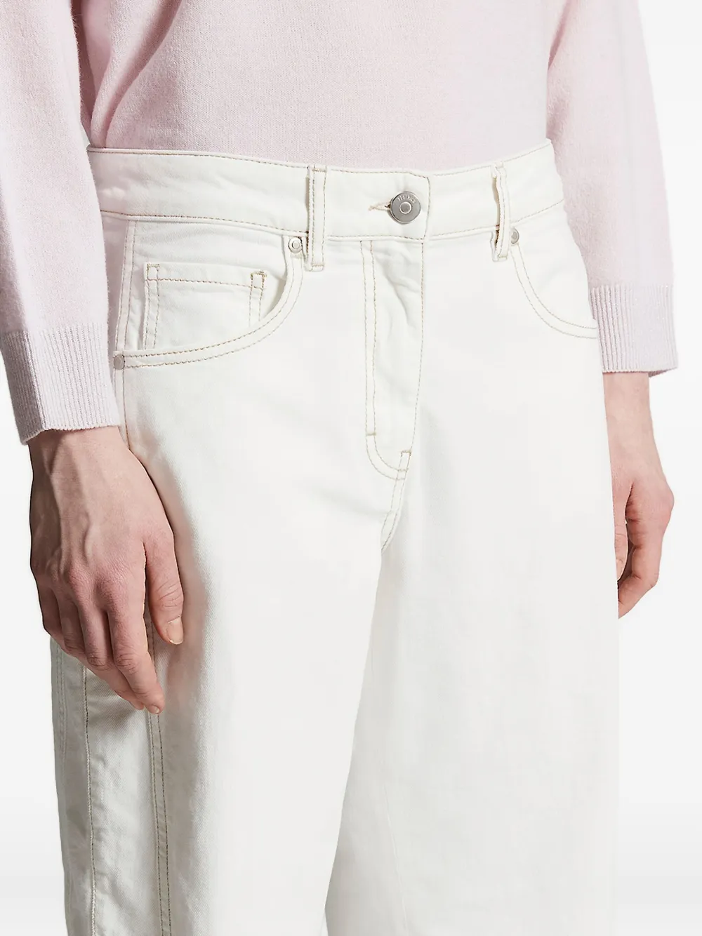 Peserico straight-leg trousers Wit