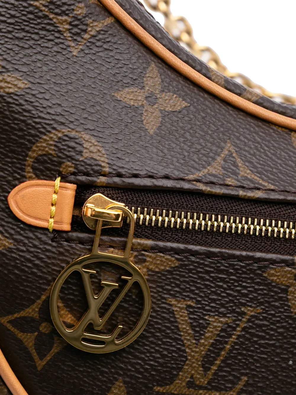 Pre-owned Louis Vuitton 2021-2025 Monogram Loop Satchel