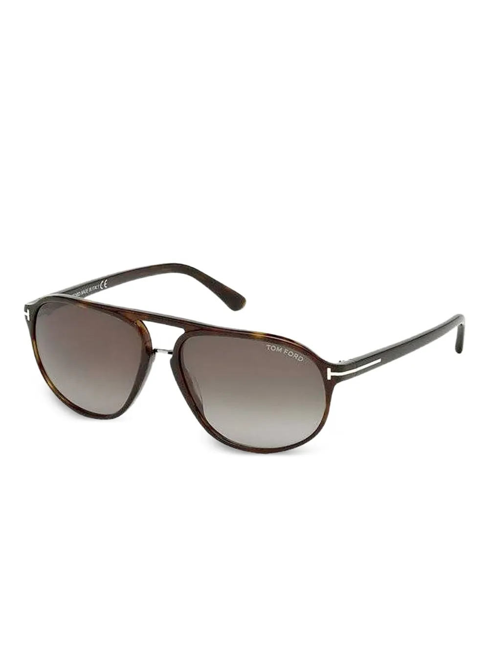 TOM FORD Eyewear Jacob zonnebril met piloten montuur Bruin