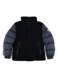 Moncler Enfant corduroy puffer jacket - Blue