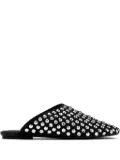 Schutz crystal-embellished ballet flats - Black