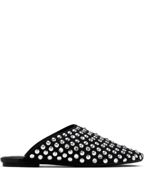 Schutz crystal-embellished ballet flats