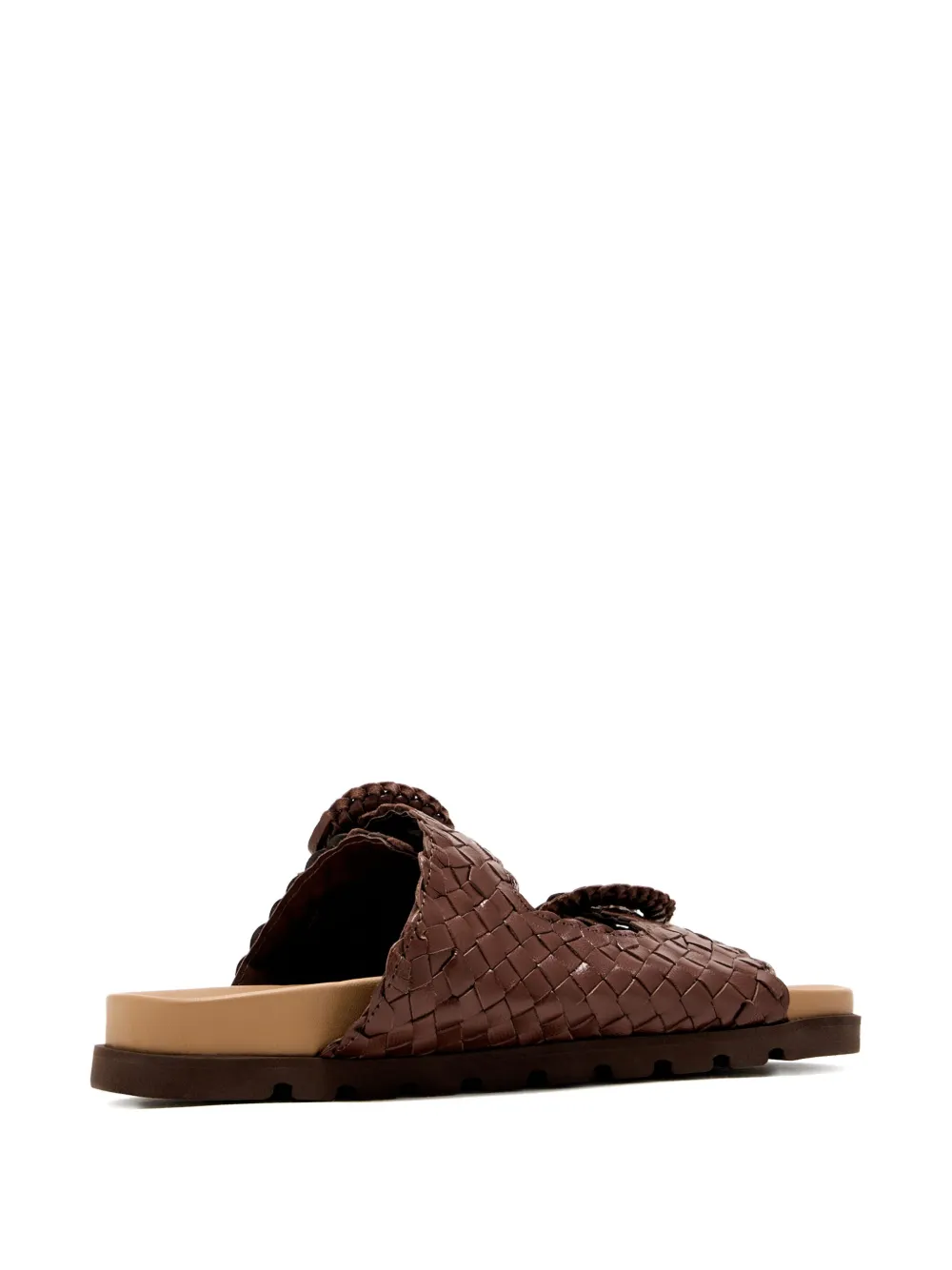 Sam Edelman woven buckle sandals Brown
