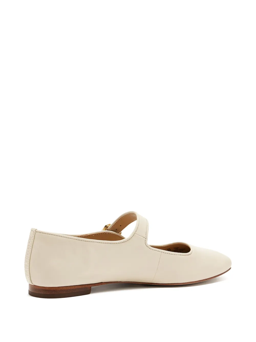 Sam Edelman Buckle-strap Ballet Flats In Neutral
