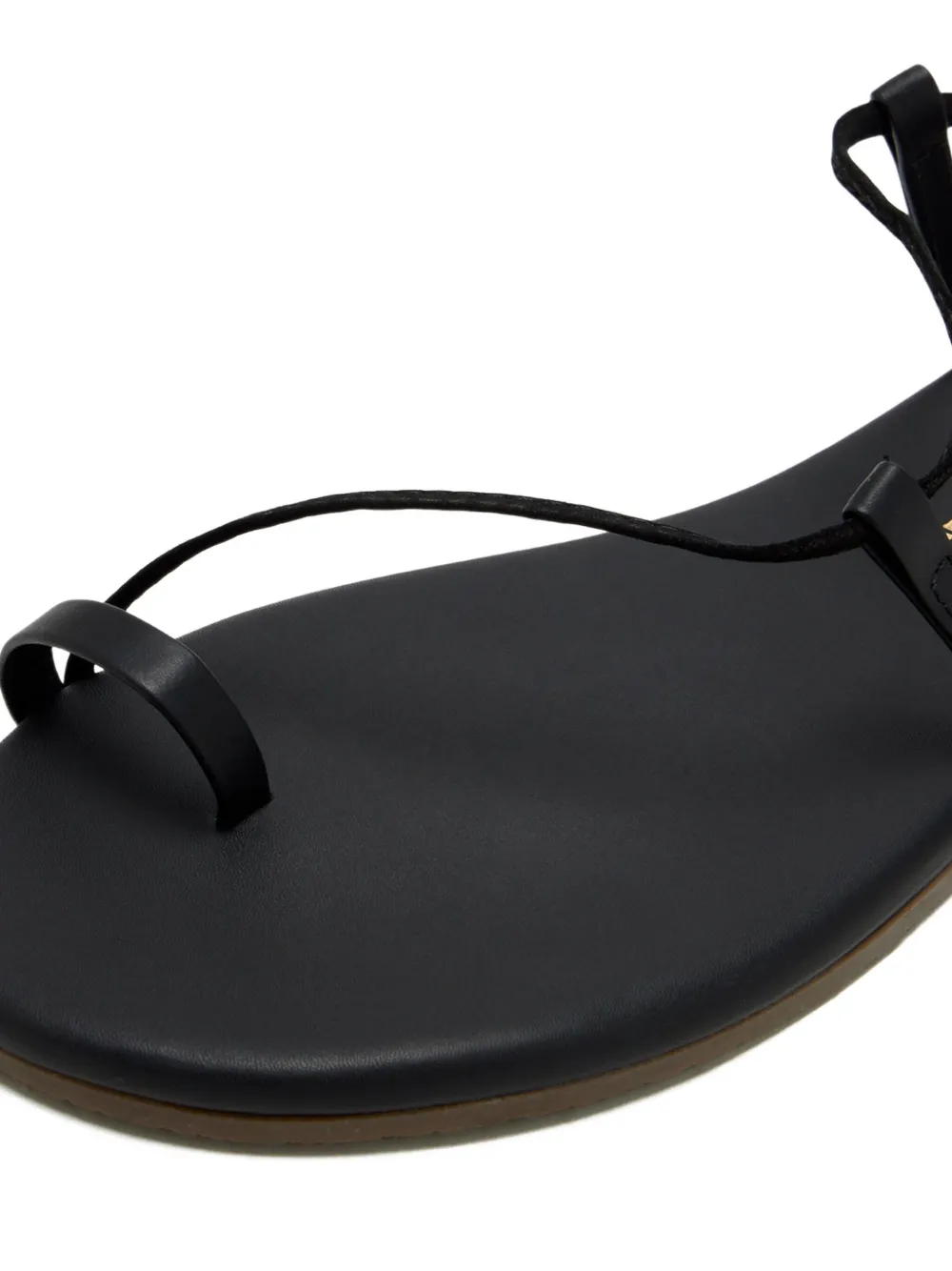 Tkees Jo leather lace-up sandals Black