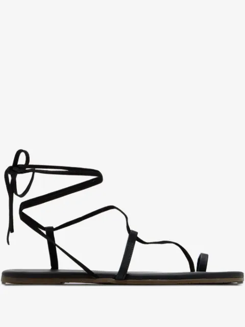 Tkees sandalias Jo de piel con agujetas