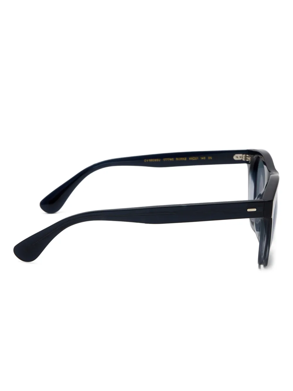 Oliver Peoples Zonnebril met rond montuur - Blauw
