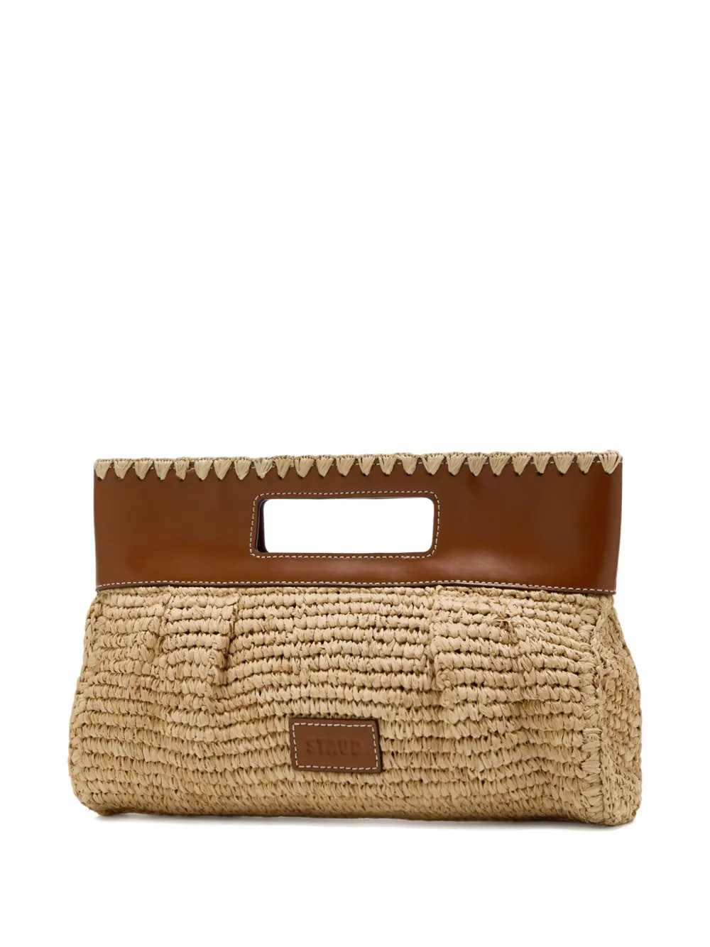 STAUD Lena clutch bag Beige