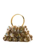 Vanina Fleurs de Shells clutch bag - Neutrals